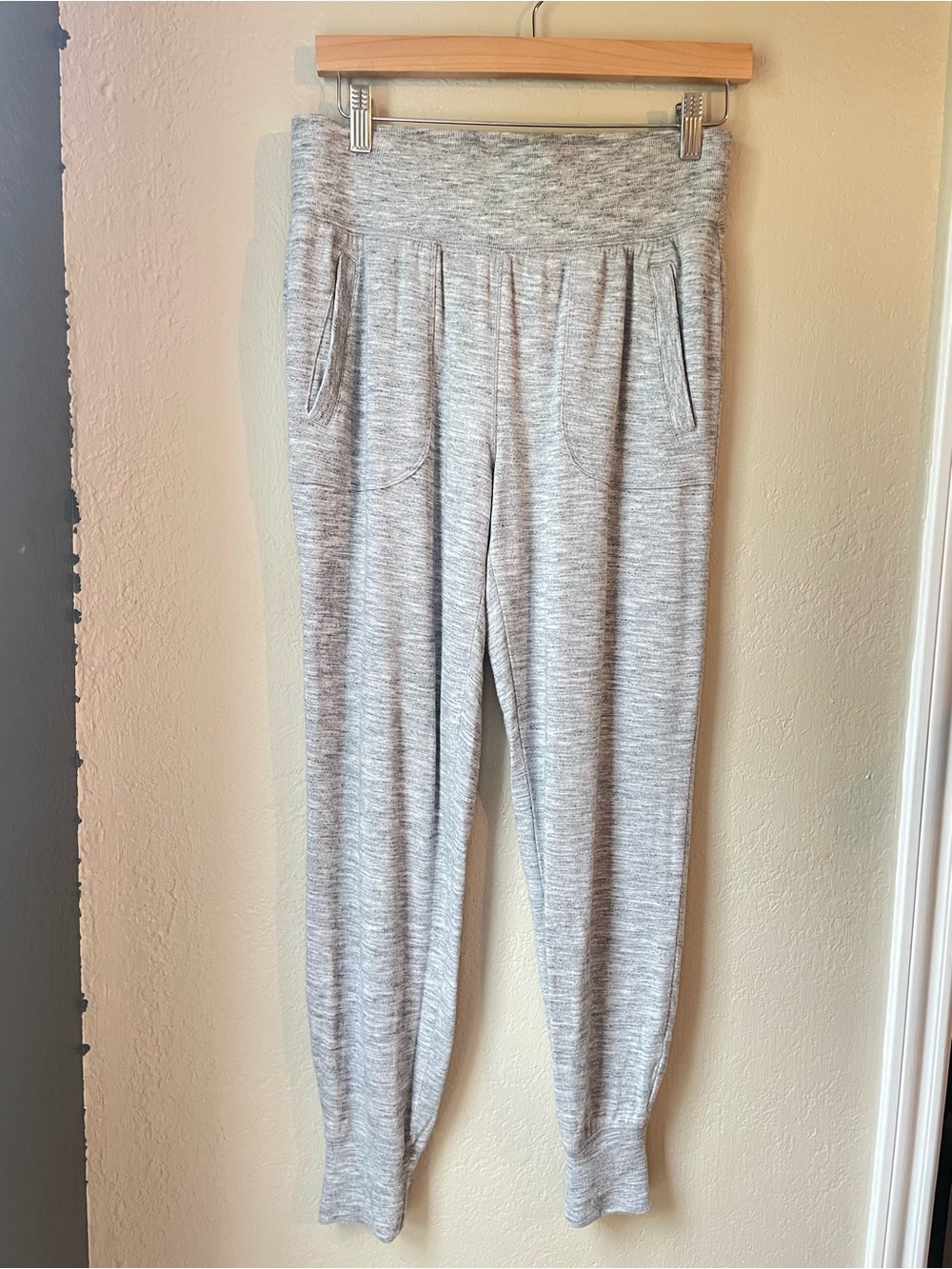 Athleta Light Heather Gray Sweatpants
